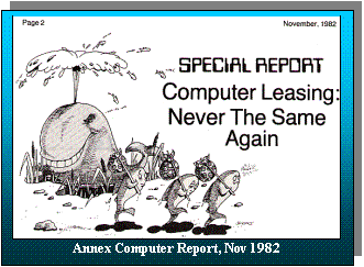 Text Box:  
Annex Computer Report, Nov 1982
